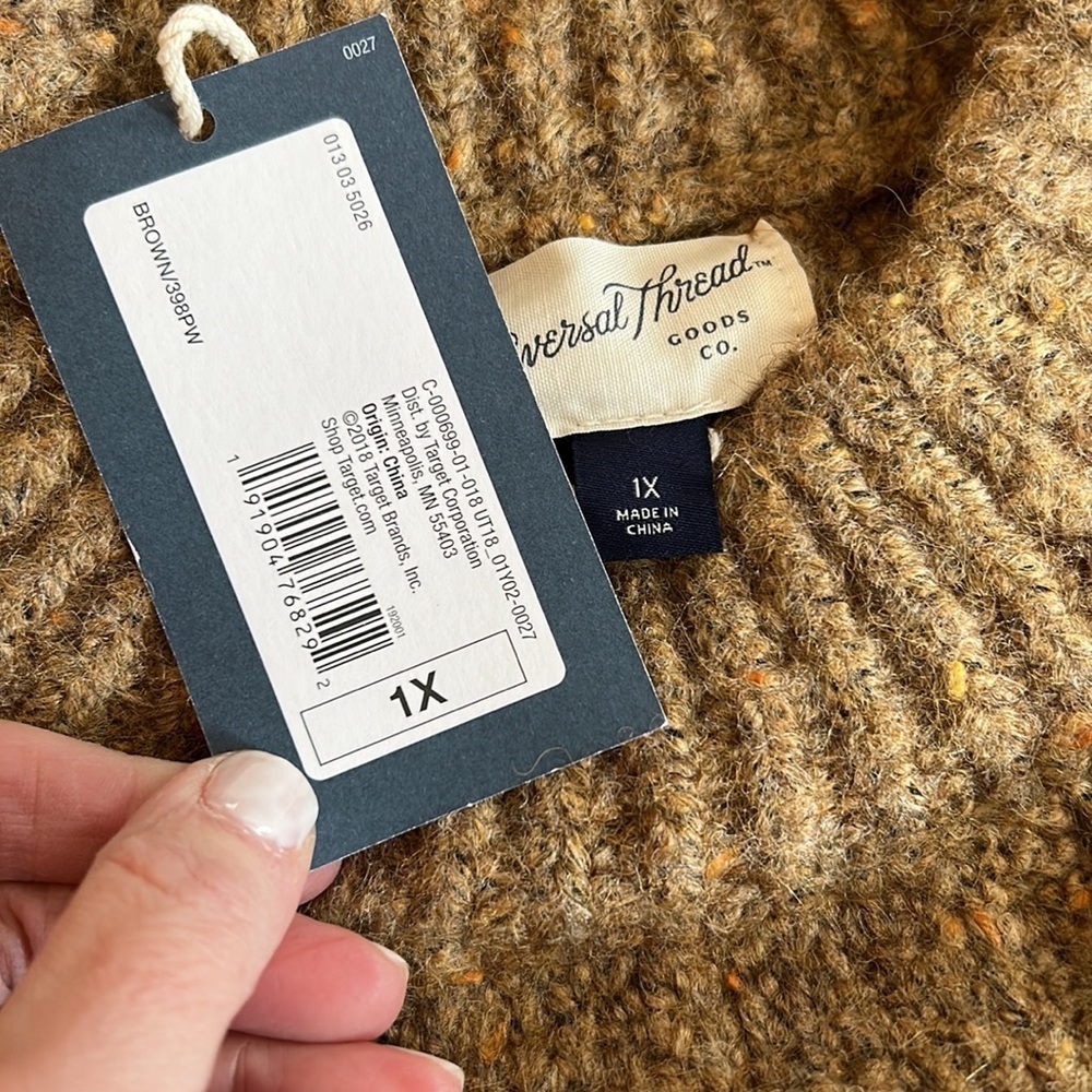 Universal Thread Mock Neck Cable Knit Sweater Wom… - image 10